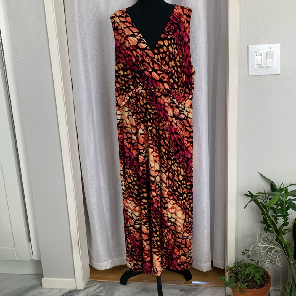 MAGGIE BARNES Maxi Dress Sz: 2X
